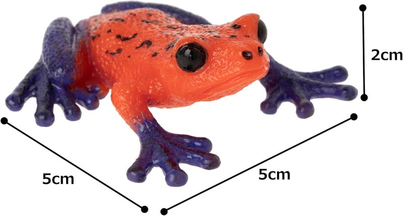 MOJO Poison Dart Tree Frog Realistic International Wildlife Hand Painted Toy Figurine - Image 2